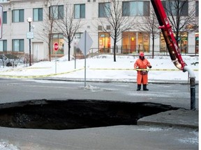 Some answers are starting to emerge about why this sinkhole opened up near the intersection of Waller Street and Laurier Avenue on Feb. 21.
