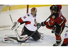 The Senators host the Flames Sunday, March 30, 2014.