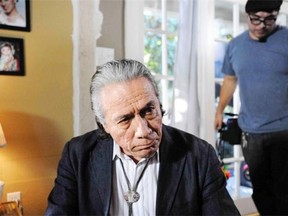 This publicity photo provided by Pantelion Films shows Edward James Olmos in a scene from the film, "Filly Brown, an April 2013 release.