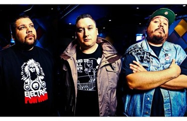 A Tribe Called Red will return to Westfest on June 15, a night that the street festival will dedicate to Ottawa-area bands. From left: DJ Shub, DJ NDN and Bear Witness.