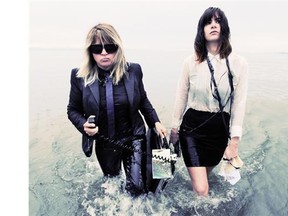 Vancouver garage-rock duo the Pack A.D., Maya Miller (left) and Becky Black.