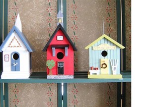 Welcome home: Give your summer friends a cheery roof over their heads with a handmade pine birdhouse in a fun theme: a church “For birds of pray”, “Flight school” and a potting shed. They’re $48 each, all feature a removable bottom for cleaning and come in various colours. Find Birdhouses by Don at booth 109 or 514-631-6416 or email ddhudgin@outlook.com.