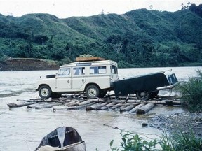 In 1960, Elizabeth and Earlston Doe loaded their boys into a Land Rover and drove for 10 weeks from Maracaibo Venezuela to Dartmouth, N.S. Along the way, the battled border troubles, rainforests, washed out roads and missing bridges.