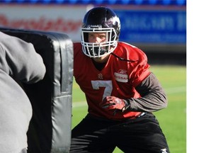 Before being selected by the Redblacks in the CFL expansion draft, defensive back Eric Fraser played four seasons with the Calgary Stampeders.