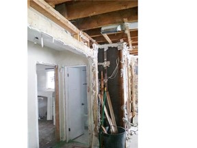 Before: Inadequate insulation was just one of the issues that needed attention.