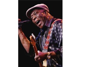 Buddy Guy performs in concert at Centrepointe Theatre on Sunday, April 6, 2014.