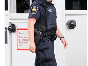 CBSA customs officer in Cornwall, Ont., on Friday, July 23, 2010.