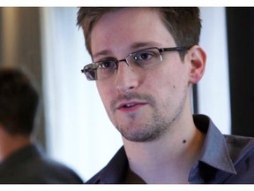 This still image from video recorded on June 6, 2013 and released to AFP on June 10, 2013 shows Edward Snowden, who has been working at the National Security Agency for the past four years, speaking during an interview with The Guardian newspaper at an undisclosed location in Hong Kong.