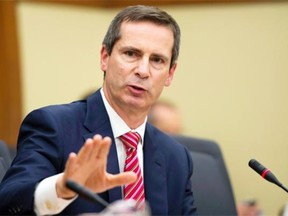 Former Ontario premier Dalton McGuinty appears before the Special Committee on Justice Policy at the Ontario Legislature in Toronto on Tuesday, June 25, 2013.