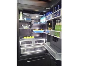 Jenn-Air’s new fridges will have matte black interiors.