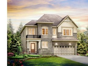 The Marquette is the largest of the new single-family homes to be introduced this weekend at Enclave in Orléans and next weekend at Arcadia in Kanata. The English-influenced design is 3,242 square feet and features four bedrooms, 3½ baths and a double-car garage on a 43-foot lot.