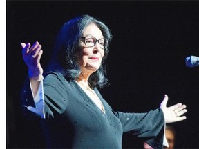 Nana Mouskouri performed at the NAC Tuesday April 1, 2014.