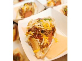 OSEG revealed that Levy Restaurants is its food and beverage partner for TD Place at Lansdowne Park, and displayed Redblacks hotdogs that will be served at TD Place.