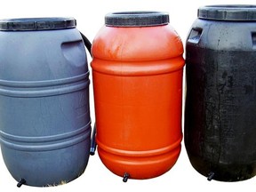 Using a rain barrel saves money on gardening and helps protect the Ottawa River from storm-drain pollution