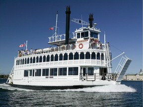 One way to see the 1,000 Islands is aboard a Mississippi River paddle steamer.
