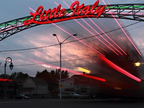 The entranceway to Little Italy on Preston Street.