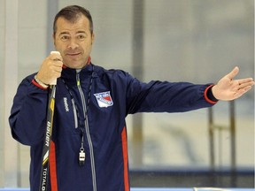 New York Rangers coach Alain Vigneault.