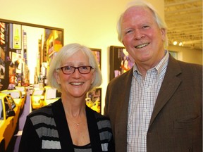 Brian Heaney, a past board president of Candlelighters, with his wife, Carmen Jolicoeur, at the Spring Blooms fundraiser.