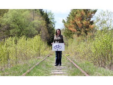Chelsea's Tammy Scott started a petition to have the train tracks turned into a trail. Within a week, she had 800 signatures, many from Chelsea, but others from further afield.