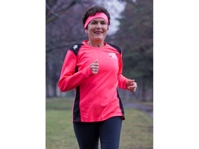 Cheryl Kardish-Levitan, 60, has been running the Ottawa marathon for four decades. 