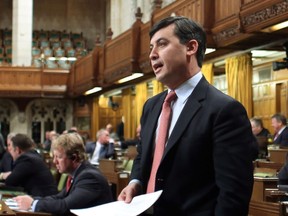 Conservative MP Michael Chong speaks during question period in the House of Commons on Parliament Hill in Ottawa on Monday, April 7, 2014.