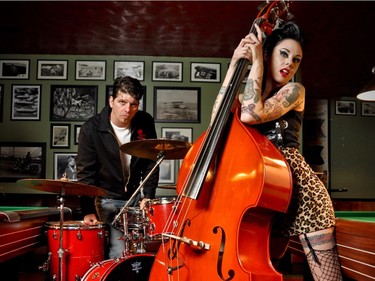 Rockabilly duo The Living Deads play Zaphods in May 31.