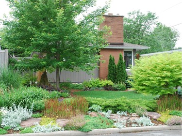 Low-maintenance gardening can be misleading, says Jason Smalley of Jason Smalley Landscape Design. “If you want to keep your garden neat and tidy, it’s going to take some work.” He used slow growing evergreens, dwarf shrubs, non-aggressive ground covers, sturdy perennials and lots of shredded pine mulch at his previous home.