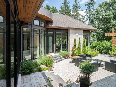 While it won’t protect against the bugs, an interior courtyard can create a cosy microclimate.