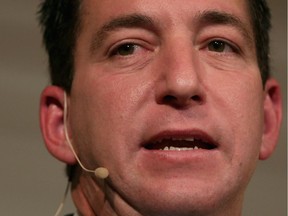 Author Glenn Greenwald speaks at a book discussion May 14, 2014 in Washington, DC.