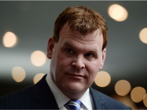 Minister of Foreign Affairs John Baird takes part in an event at the National War Museum in Ottawa on Monday, May 12, 2014, to announce the winning design for the National Holocaust Monument that will be built next to the museum.