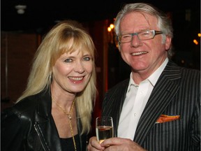 Laura Brown Breetvelt and David Luxton at the opening night VIP party for the Moscow Tea Room, held Friday, May 2, 2014.