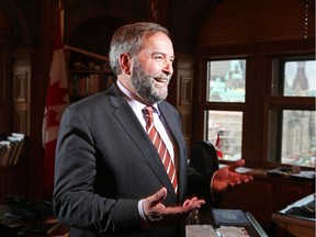 Federal NDP leader Tom Mulcair gave the maximum amount to his party in 2013, though many of his MPs did not.