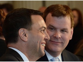 Ontario Tory leader Tim Hudak and federal cabinet minister John Baird are longtime friends.