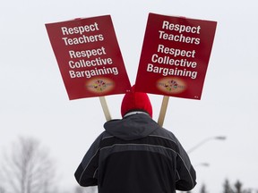 Ontario's elementary teachers staged a one-day strike in December 2012.