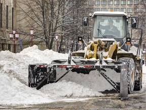 Snow removal.