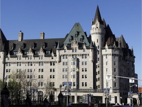 The Chateau Laurier.