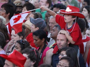 Canada Day celebrations on Parliament Hill.