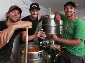 Chris Thompson, Chris Thompson and James Innes founded Whitewater Brewing Co., which is growing into a full scale micro brewery and pub.-Photo by Bruno Schlumberger/The Ottawa Citizen