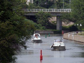 Parks Canada is temporarily closing a number of lockstations on the Rideau Canal due to high water levels.