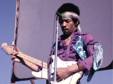 Guitar legend Jimi Hendrix.