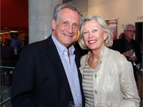 Ron Cohen and Wendy Cohen at an inaugural fundraiser for the Salus community mental health organization, held Friday, May 9, 2014, at the Great Canadian Theatre Company.