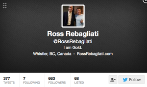 Ross Rebagliati Twitter