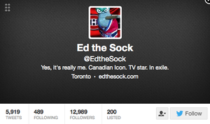 Ed the Sock Twitter