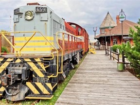 Here’s their chance to ride in a 1940s caboose, pulled by a first-generation diesel engine, courtesy of the Railway Museum of Eastern Ontario. Better still, the ride will take the whole family between the Smith Falls Home and Living Show, on this weekend at the Memorial Community Centre, and the close-by museum every half-hour. There will also be children’s activities, model train exhibitors, and more on at the museum. Admission to both events is free, train rides are $5 return, and free for children 6 and under.    CP 6591 Diesel Engine in front of the Railway Museum Built in 1957 by Montreal Locomotive Works for the Canadian Pacific Railway Co. Photo Credit: Simon Lunn