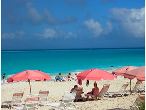 Turks and Caicos have an average temperature of 27 C to 32 C all year around.