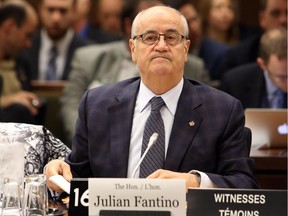 Veterans Affairs Minister Julian Fantino defends government advertising.