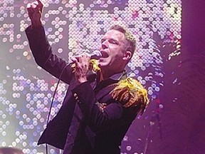 Brandon Flowers lead singer of The Killers is at Bluesfest Wednesday night.