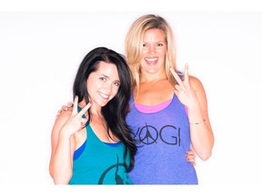 Yoga instructors Jen Dalgleish, left, and Amber Stratton, are co-owners of Pure Yoga.