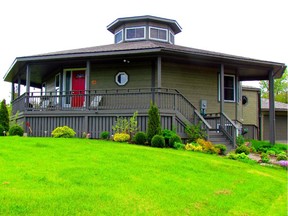 Octagonal home designed by its owner.