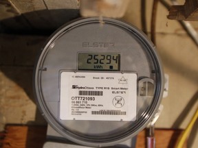 A Hydro Ottawa smart meter.